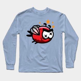 Angry Honey Bee Bird Long Sleeve T-Shirt